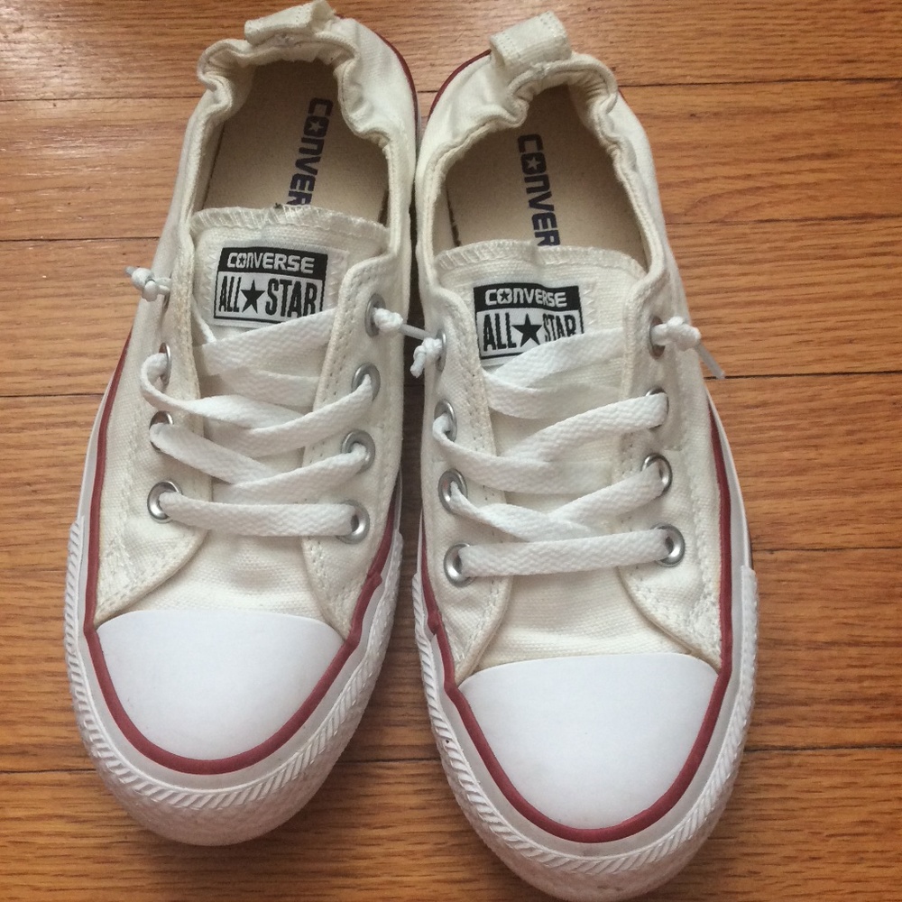 White Converse All Star Shoreline size 7